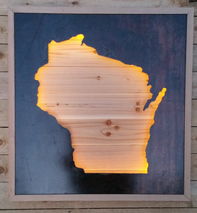 Wisconsin Colored Light Box