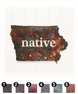 Iowa Native Cutout